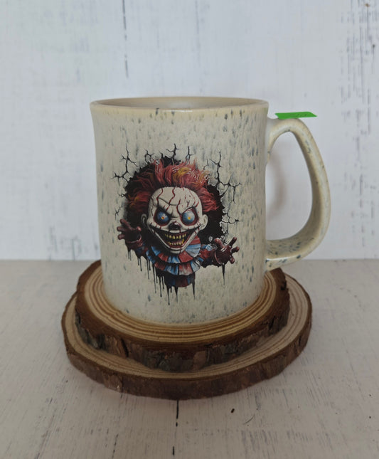 32. Scary Clown Mug 14 oz