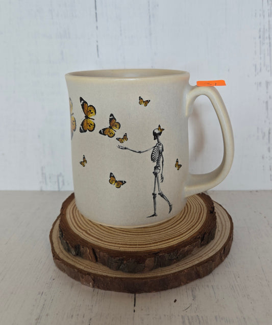 31. Skeleton Butterfly Mug 14 oz