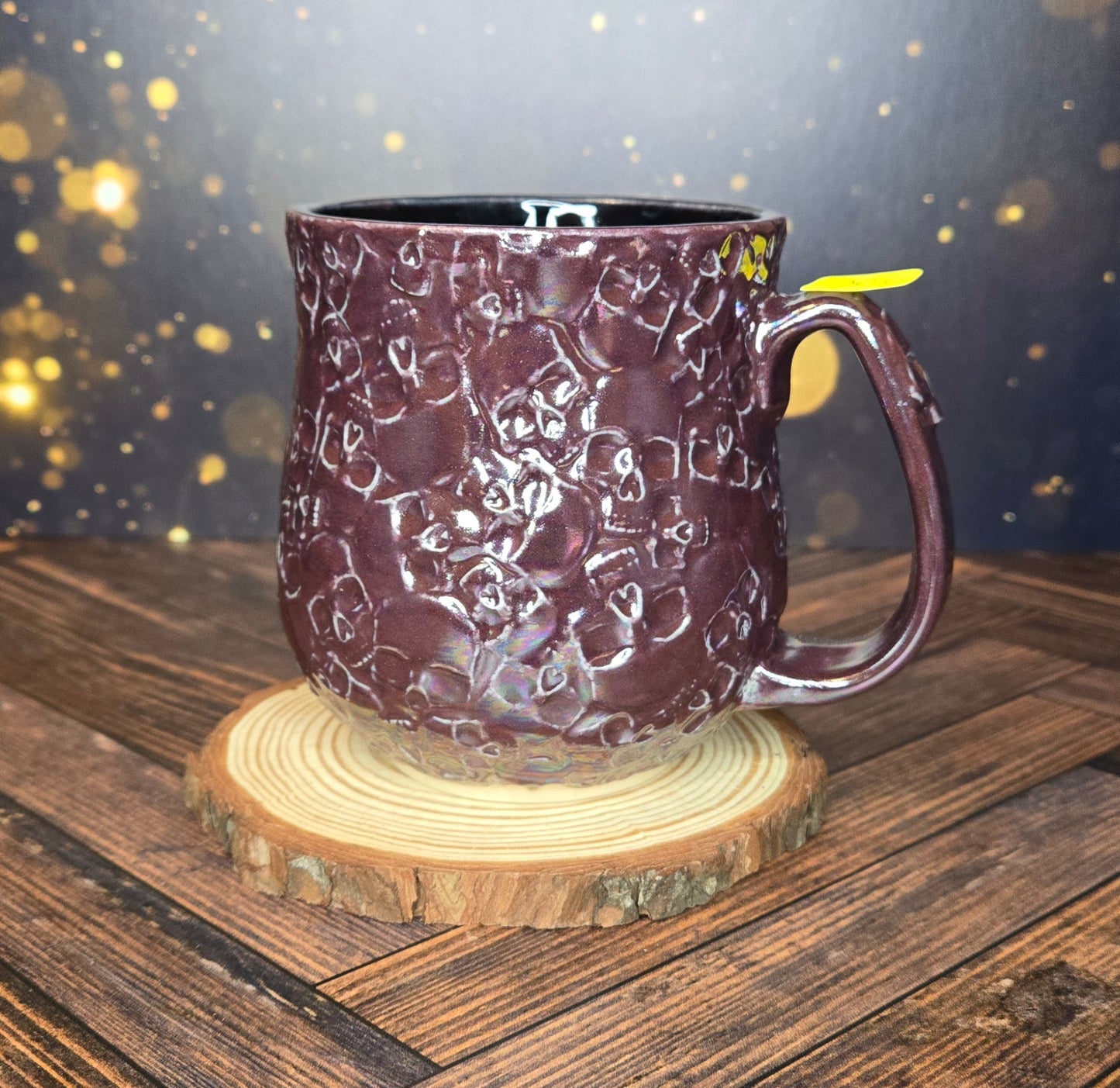 20. Iridescent Skull Mug 16 oz