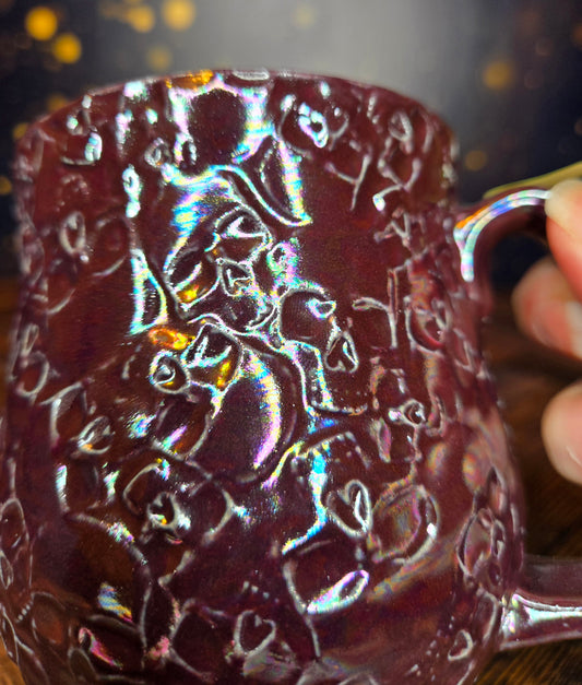20. Iridescent Skull Mug 16 oz